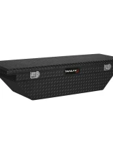 TrailFX Crsovr Angled Sgl Lid Pwdr Ctd Black 16 Gauge Alum 63x19.25x13.5 W/Tray                                     - 120632 - Image 2